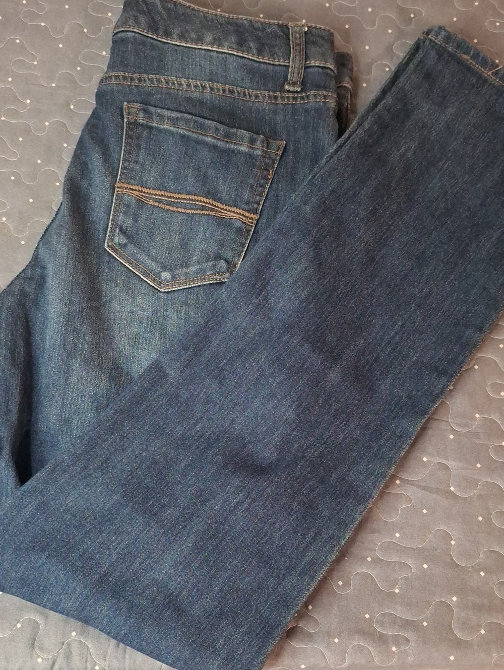 Bandolino Mandie Straight Leg Jeans Blue size 10 tall